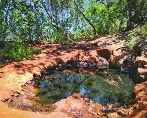 Une petit point d'eau sur le parcours